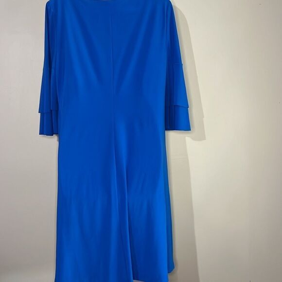 Lauren Ralph Lauren flutter bell sleeved midi dress - Picture 7 of 8